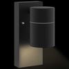 vidaXL Outdoor Wall Light Black 6.5 x 10.5 x 16 cm