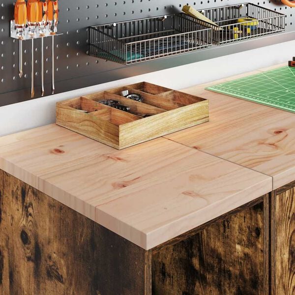 vidaXL Garage Cabinets 2 pcs Smoked Oak Engineered Wood