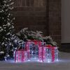 vidaXL Gift Box with 60 LEDs 3 pcs Cold white 20 x 20 x 20 cm Acrylic