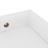 vidaXL Loggia Wall Shelves 2 pcs White 60x15x4 cm MDF