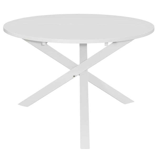 vidaXL Dining Table White 120x75 cm MDF