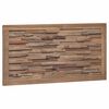 vidaXL Headboard Wall-mounted Natural 100 cm Solid Teak Wood