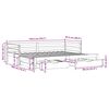 vidaXL Daybed with Trundle and Drawers without Mattress White 90x190 cm Single