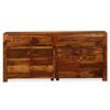 vidaXL Sideboard Solid Acacia Wood 160x35x75 cm