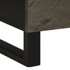 vidaXL Bedside Cabinets 2 pcs Black 40x33x46 cm Solid Wood Mango