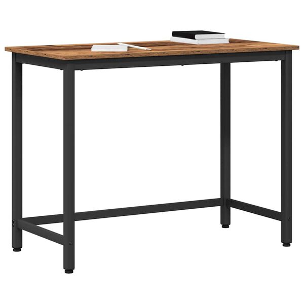 vidaXL Table Old Wood 80 x 50 x 76.5 cm Engineered Wood and Steel