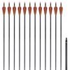 Standard Recurve Bow Arrows 30" 0.76 cm Carbon 12 pcs