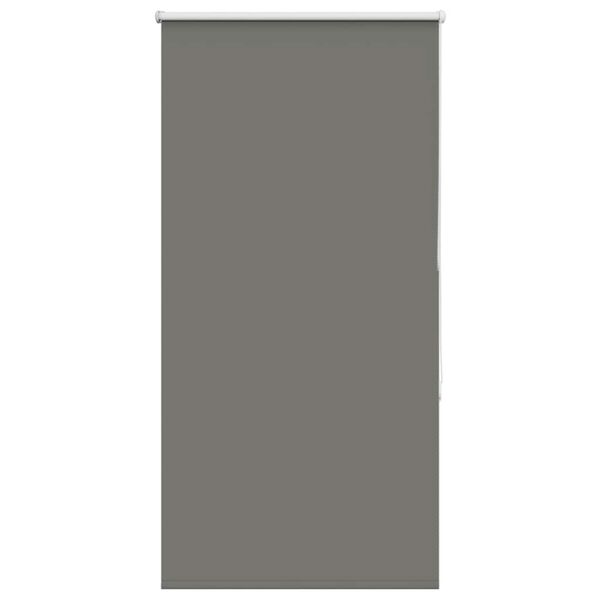 vidaXL Roller Blind Blackout Grey 70x130 cm Fabric Width 65.7 cm Polyester