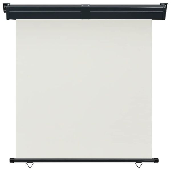 vidaXL Balcony Side Awning 165x250 cm Cream