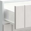 vidaXL Kitchen Base Cabinet "Lucca" High Gloss White Engineered Wood