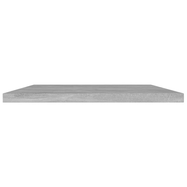 vidaXL Bookshelf Boards 4 pcs Concrete Grey 100x20x1.5 cm Engineered Wood