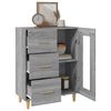 vidaXL Sideboard Grey Sonoma 69,5x34x90 cm Engineered Wood