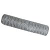 vidaXL Hexagon Fence 0.8 x 100 m Galvanised steel Silver