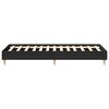 vidaXL Bed Frame No Mattress Black 90x200 cm Engineered Wood