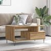 vidaXL Coffee Table Artisan Oak 90x49x45 cm Engineered Wood