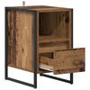 vidaXL Bedside Table Old Wood 39.5 x 30 x 50 cm Engineered Wood