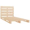 vidaXL Bed Frame without Mattress 100x200 cm Solid Wood Pine