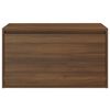 vidaXL Hall Bench 80x40x45 cm Brown Oak Engineered Wood