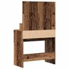 vidaXL Dressing Table Old Wood 80 x 41 x 134.5 cm Engineered Wood