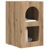 vidaXL Bedside Table Artisan Oak 29.5 x 33.5 x 50 cm Engineered Wood