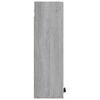 vidaXL Bathroom Mirror Cabinet Grey Sonoma 64x20x67 cm
