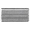 vidaXL Garden Raised Bed Galvanised Steel 152x40x68 cm Silver