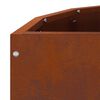 vidaXL Planter Rusty 60 x 30 x 50 cm Weathering Steel