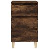 vidaXL Bedside Cabinet Smoked Oak 40x35x70 cm Engineered Wood