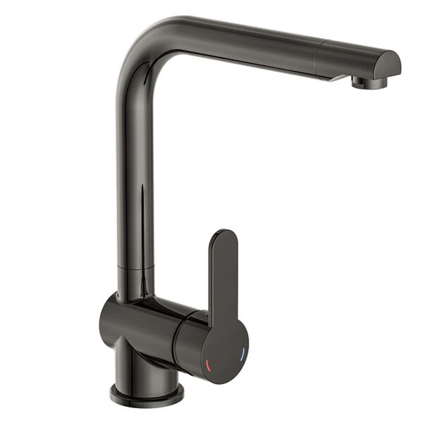 SCH&Uuml;TTE Sink Mixer with High Spout RIO High Gloss Graphite