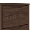 vidaXL Bedside Tables with Drawer 2 pcs Brown Oak 30.5 x 30 x 43 cm