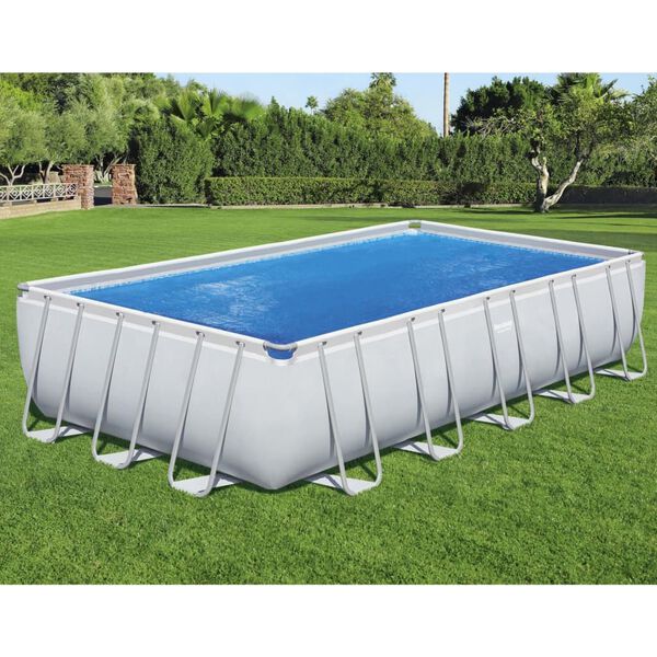 Bestway Solar Pool Cover Flowclear Rectangular 703x336 cm Blue