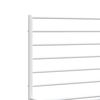 vidaXL Metal Bed Frame without Mattress with Headboard White 183x213cm