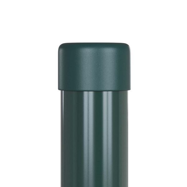 vidaXL Fence Post 12 pcs Green 100 cm Powder-coated steel