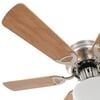 vidaXL Ornate Ceiling Fan with Light 82 cm Light Brown