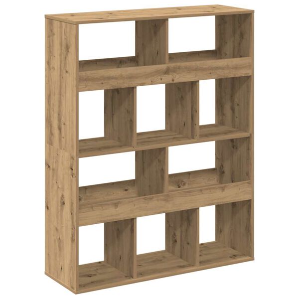 vidaXL Bookcase Artisan Oak 100x33x125.5 cm Engineered Wood