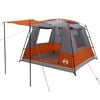 vidaXL Toilet Tent Grey and Orange 10-Person
