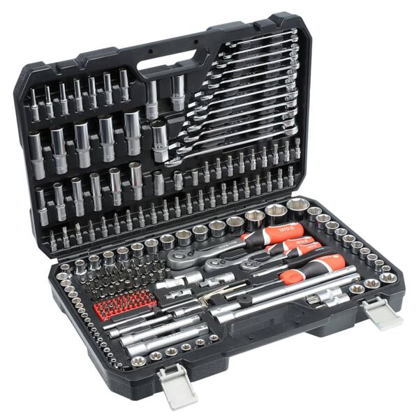 YATO 216 Piece Ratcheting Socket Spanner Set YT-38841