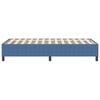 vidaXL Platform Bed Frame Blue 80 x 200 cm Fabric
