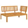 vidaXL Garden Pallet Corner Sofa Solid Wood Acacia