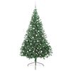 vidaXL Artificial Pre-lit Christmas Tree Green 240 cm PVC