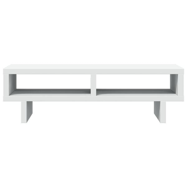 vidaXL Monitor Stand White 50x27x15 cm Engineered Wood