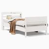 vidaXL Bed Frame without Mattress White 90x200 cm Solid Wood Pine
