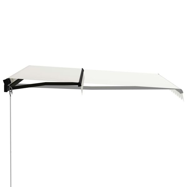 vidaXL Manual Retractable Awning 300x250 cm Cream
