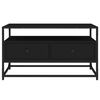 vidaXL TV Cabinet Black 80x35x45 cm Engineered Wood