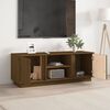 vidaXL TV Cabinet Honey Brown 110x35x40.5 cm Solid Wood Pine