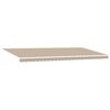vidaXL Retractable Awning Beige 600 x 350 cm Polyester and Metal
