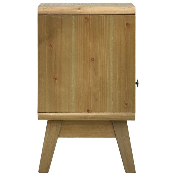 vidaXL Bedside Cabinet Brown 37x30x51 cm Wood