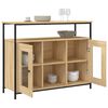 vidaXL Sideboard Sonoma Oak 100x35x80 cm Engineered Wood