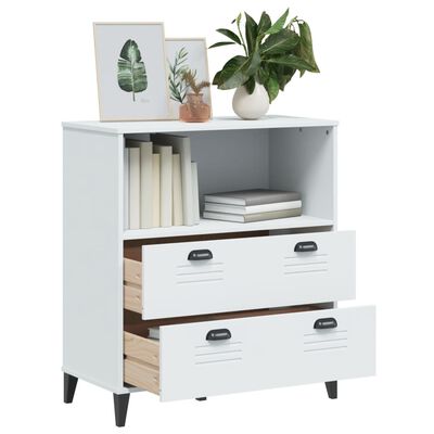 vidaXL Bookcase VIKEN White 80x40x90 cm Engineered Wood