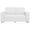 vidaXL Sofa White 160 x 78 x 84 cm Fabric